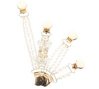 VALICLUD 4pcs Sweater Clips for Women Elegant Shawl and Dress Clips for Scarves Versatile Accessories for Parties and Festivals