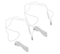 VALICLUD 4pcs Toothbrusher Charging C Charging Cord Water Flosser Replacement USB Cable Water Flosser USB Cord Charger Cable White Tpe