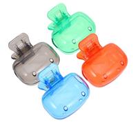 VALICLUD 4pcs Travel Toothbrush Caps Small Protective Covers for Electric and Manual Toothbrush Heads Portable Reusable Head Covers for Travel and Oral Care