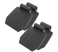 VALICLUD 4pcs Universal Wheelchair Footrest Replacement for Transport Chair and Wheelchair, Black Pp Material with Strong and Reliable Support, Japanese Style Footrest for Caregivers