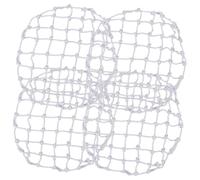 VALICLUD 4pcs Well Cover Anti-Falling Safety Nets Polyester Wire Mesh 700# for Round Manhole Sewer Protection Garden Drainage