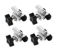 VALICLUD 4pcs Wheelchair Table Bracket Clamp for Dining Tray Support High-Strength Wheelchair Tray Fixing Accessories Easy Install Table Holder for Eating and Reading