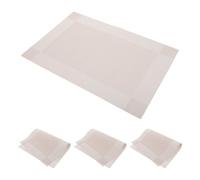 VALICLUD 4pcs White Nail Art Table Mats with Hand Rest Cushion Manicure Workstation Desk Pads for Nail Artists Portable Art Support Mats for Home and Studio Use