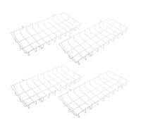 VALICLUD 4pcs Wire Guard for Exit and Emergency Light Protective Cage with Quick Installation UV Resistant Metal Safety Cover for High Traffic Areas Impact-Resistant Emergency Signal