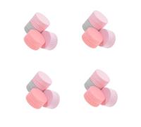 VALICLUD 4sets 4pcs Silicone Travel Containers Leak Supplement Organizer Portable Pill Holder Cream Case for Vitamins Lotion and Beauty Samples Lightweight 4pcs*4