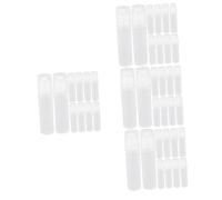 VALICLUD 4sets Portable Roller Bottles Empty Perfume Containers with Rolling Ball Convenient Aroma Bottles for Essential Oils and Makeup Travel Friendly Delicate Design 10pcs*4