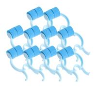 VALICLUD 4sets Professional Nasal Clips for Nosebleeds Portable Nose Bleed Stoppers High Grade Pom Material for Comfortable Fit for Breathing Exercises Beauty for Friends and Family 16pcs*4