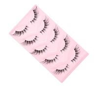 VALICLUD 5 Pairs Comfortable False Eyelash Strips Lightweight Durable for Daily Makeup Special Occasions Parties present for Friends and Family