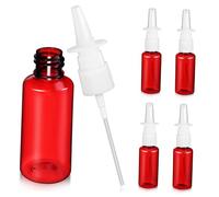 VALICLUD 5 Pcs Refillable Nasal Spray Bottles Pet Plastic Empty Spray Bottle Tight Seal Compact Travel Toiletries