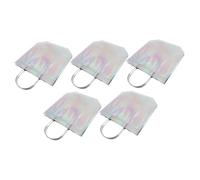 VALICLUD 5 Pcs Shopping Tote Bags Lightweight Reusable Grocery Handbags for Outdoor School Home Wear Resistant Portable Washable Sundries Storage