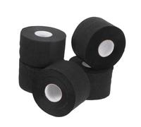VALICLUD 5 Rolls Disposable Hairdressing Neck Paper Strips Black Soft Absorbent Collar Wraps for Salon Barber Shop and Home Haircut Protection and Styling