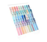 VALICLUD 5 Sheets Self-Adhesive Pet Annotation Tabs Assorted Colour Easy to Carry Page Markers for Home and Work