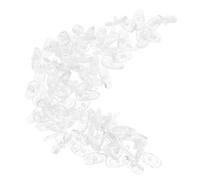 VALICLUD 50 Pair Soft Silicone Eyeglasses Nose Pads Anti-Slip Cushion Replacement for Glasses and Sunglasses Frames Fit Hypoallergenic Comfortable Nosepieces for Eyewear Repair