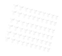 VALICLUD 500 Pcs Crescent False Nail Tips Natural Press-on Nail Plates for Salon Home Use