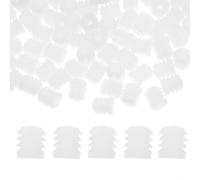 VALICLUD 500pcs Cabinet Connectors Threaded Insert Nuts M4 Screw Furniture Dowel Hinge Fittings Plastic Nut Set for Furniture Hardware Assembly