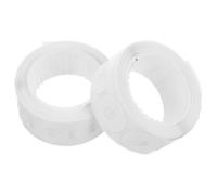 VALICLUD 500pcs Self-Adhesive Hole Protectors Round Protective Patches for Loose-Leaf Page Repair Rings PVC Material Hole Repair Labels for Office Use
