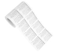 VALICLUD 500pcs Suffocation Warning Labels Adhesive Coated Paper Stickers Assorted Colours, Simple to Stick, Caution Parents on Risk from Open Bags, for Packing and Shipping Safety