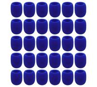 VALICLUD 50pcs 50pcs Microphone Covers Foam Windscreen Protective Sleeve for Handheld Mic Soft Sponge Filters for Karaoke DJ Stage Washable Mic Wind Muff for Clear Audio and Hygiene