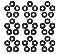VALICLUD 50pcs Curved Plastic Washers for Walkers Duckbill Saddle Spacers for Enhanced Stability Id X Od Non-Slip Gaskets for Mobility Aid Hardware Replacement Bulk for Seniors