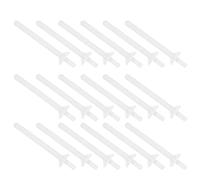 VALICLUD 50pcs Disposable Hair Removal Wax Sticks for Nostril Eyebrow Cleaning Durable PP Applicators for Easy Wax Application for Areas Detailed Grooming
