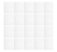 VALICLUD 50pcs Double Sided CD Dvd Refill Pages for Disc Storage Binder Sleeves, White Pp Material with Smooth Handling, for Institutions and Media Archiving
