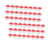 VALICLUD 50Pcs Fillable Gumball Capsules Multi Purpose Empty Round Plastic Containers for Party Favors and Storage Classic Red and White