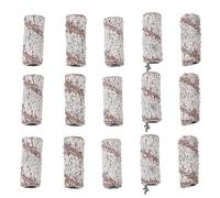 VALICLUD 50pcs Fine Grit Sanding Bands for Nail Drill Mandrel Bit Nail Art Manicure Pedicure Supplies White Mini for Polishing