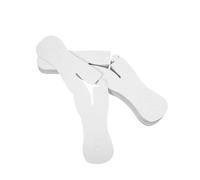 VALICLUD 50pcs Garment Hanger Shoulder Forms Pads for Clothes Protectors No Bump Shirt Shoulder for Coats Sweaters Dry Cleaning Store Use
