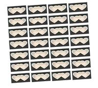 VALICLUD 50Pcs Heart Shaped False Eyelash Cases Travel Friendly Eyelash Organizer for Lash Storage Keeps Lashes Tidy Protected for Home The Go Use