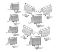 VALICLUD 50pcs Heavy Duty Metal Shelf Clips for Cabinet Shelving Loadbearing Brackets for Metal and Cabinets Adjustable Space-Saving Supports for Office Filing and Storage Systems
