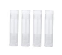 VALICLUD 50pcs Lip Balm Tubes with Caps Polypropylene Empty Lipstick Containers Refillable DIY Lip Gloss Tubes with Push Wheel Mechanism for Easy Application Safe Odorless Cosmetic