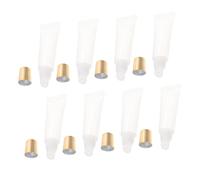 VALICLUD 50pcs Lip Gloss Empty Tube Lip Balm Tube Gloss Soft for Diy Small Holder Cover