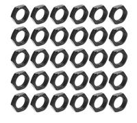 VALICLUD 50pcs M10x1.0 Fine Thread Hex Lock Nuts for Light Fixtures, Lamp Holder Retainer Nuts, Hardware Fasteners for DIY Lamp Repair and Standard Lighting Parts