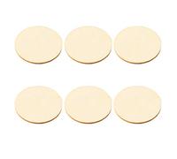 VALICLUD 50pcs Natural Wood Pieces Slice Round Unfinished Wooden Discs for Crafts Centerpieces DIY Ornaments Thanksgiving Decoration
