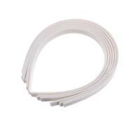 VALICLUD 50pcs Plastic Hair Headband Teeth Clips DIY Plain Hair Accessories for Flexible Elastic Hairbands for Daily Wear and Crafting