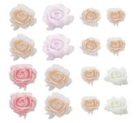 VALICLUD 50pcs Rose Nail Art Jewelry Flowers for Nails Flowers Charms Plastic Art Decorations Mixed Style Dried Style