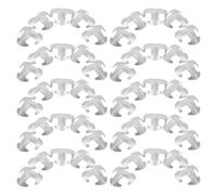 VALICLUD 50pcs Silver Medieval Armor Metal Scale Plates 2.7x2.7cm for DIY Knights Costume Crafting Historical Roleplay Armor Parts Fantasy Supplies