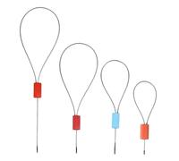 VALICLUD 50Pcs Tightening Steel Wire Seals with High for Cargo Security Tamper Container and Logistics Sealing Portable and Random Colors Random Color