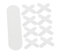 VALICLUD 50pcs Transparent Nail Art Display Strips Acrylic Boards for Showcasing Fake Nails Easy Setup for Salons and Diy Art Manicures