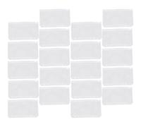 VALICLUD 50pcs Zipper Pouch Bags PVC Extra Thick Reusable Document Organizer A6 Size for Travel and Office Organization