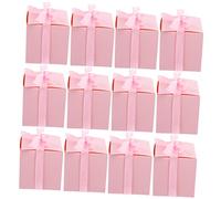 VALICLUD 50Set Paper Candy present Boxes with Ribbon for Weddings Parties and Creative Souvenirs Durable and Stylish Packaging for Sweets and Treats