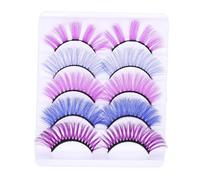 VALICLUD 5Pairs Fake Eyelashes Soft Simulation Lashes for Makeup Enhance Your Eyes with Fluttery Volume for Womens Beauty Looks
