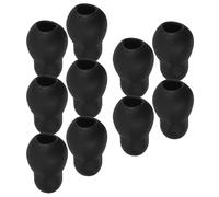 VALICLUD 5pairs Silicone Gourd Stethoscope Earplugs Soft Reusable Ear Bud Replacement Tips for Repair and Noise Isolation