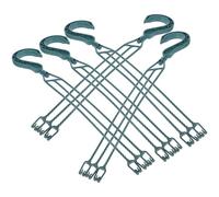 VALICLUD 5Pcs 40Cm Rotatable Plastic Wall Hanging Flowerpot Hooks for Hanging Baskets, Plant Holders, and Outdoor Garden Planters with 360° Swivel Hook Design for Balcony and Patio