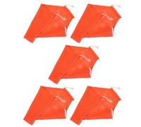 VALICLUD 5Pcs Adjustable Cat Grooming Bag with Soft Mesh Anti Scratch Bathing and Nail Trimming for Small to Large Cats Orange Bath and Medicine Feeding Pouch