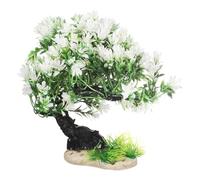 VALICLUD 5pcs Aquarium Plastic Plant Fish Tank Decorations Fake Tree Realistic Simulation