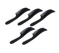 VALICLUD 5pcs Arc Hairstyling Comb and Flat Hair Cutting Comb Set Black Ultra-thin Barber Styling Tools for Men's Haircuts and Professional Hairdressing