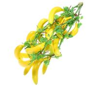VALICLUD 5pcs Artificial Banana Strings Hanging Decor Lightweight Realistic Fruit Prop for Home Kitchen Farmhouse Kindergarten Photography