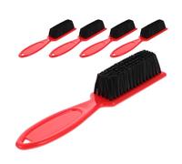 VALICLUD 5pcs Beard Care Kit Styling Brush and Comb for Beards Mustaches Long Handle Grooming Shaving Tool for Men Barber Use