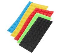 VALICLUD 5pcs Braille Stickers for Blind People with Silicone Material and Assorted Sizes, High Precision Tactile Dots for Remote Controls and Glass, Aid for Blind and Elderly in Schools
